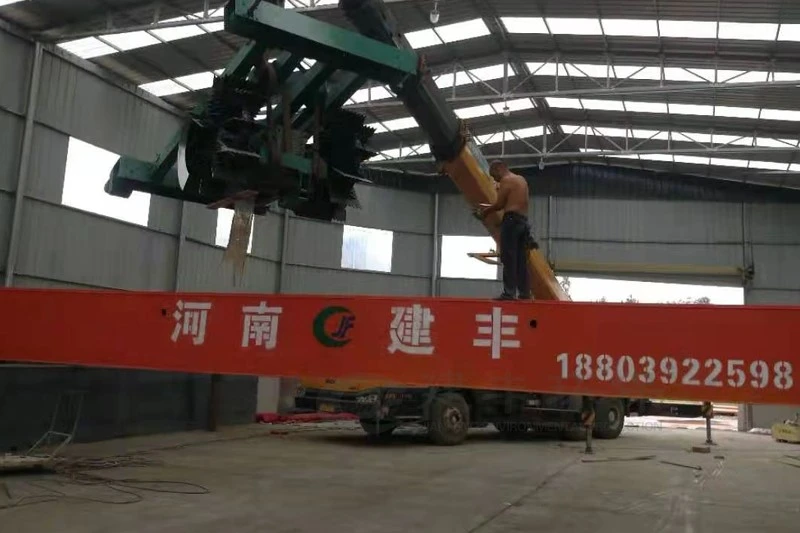 有机肥发酵翻堆机案例展示