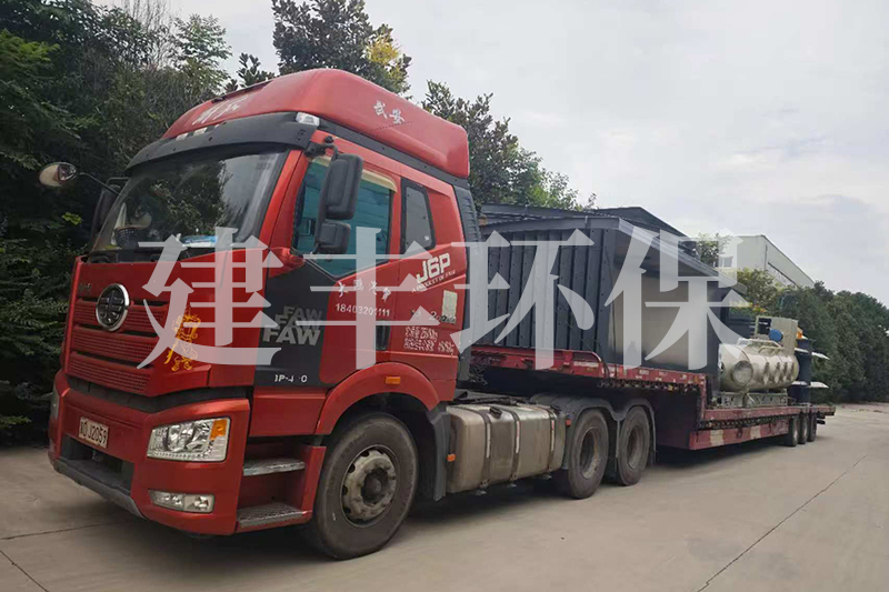 严格质检后，三套有机肥发酵罐启程发货投入市场应用