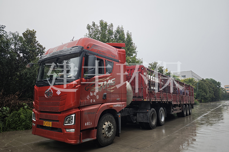 河南建丰环保设备精心筹备，有机肥发酵罐按计划批量发货